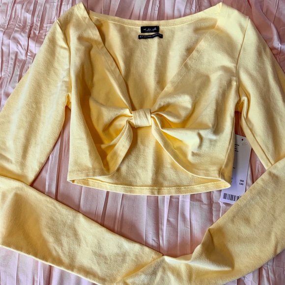 Urban outfitters Mona long sleeve crop top - Picture 3 of 3